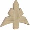 Ekena Millwork Alberta Rough Sawn Timber Gable Bracket, Douglas Fir, 36"W x 23"H x 2"D x 6"F, 15/12 Pitch GBW036X23X0206ALB00RDF - alternate 5
